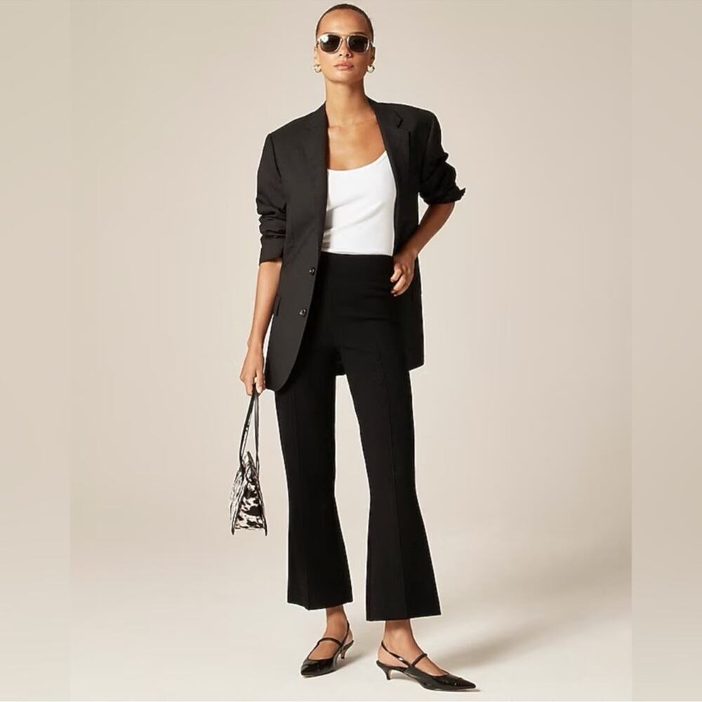 J.Crew Tall new Delaney kickout sweater pant Large-Tall